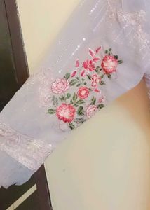 Beautiful Pakistani Dupatta Work Kurta