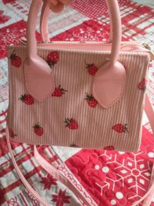 Pink Strawberry Bag