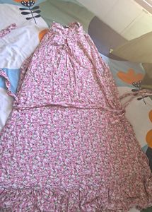Halter neck free size dress and top