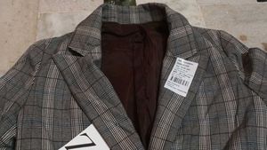 Zara Plaid Blazer
