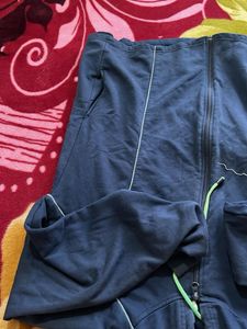 Blue Zip-Up Jacket