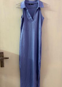 Stylish Periwinkle Midi Dress