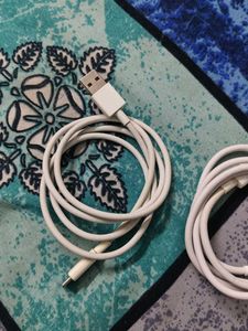 White USB Charging Cables