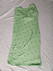 Green Printed Kurta Set