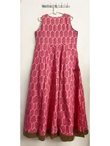 Long Anarkali-Style Kurti Dress