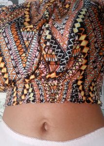 H&amp;M Crop Top With Off Shoulder 🦋