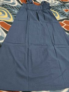 Dungaree Skirt With Combo White Tees For Women