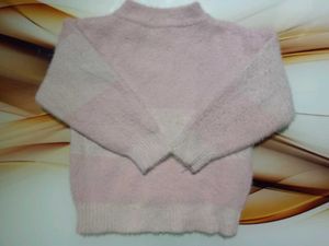 Pink Fuzzy Knit Sweater