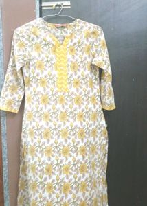 Floral Print Kurta