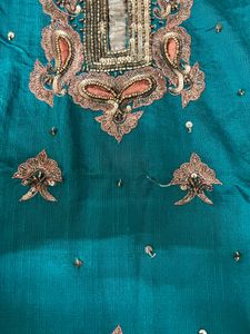 Silk churidar set for Sale