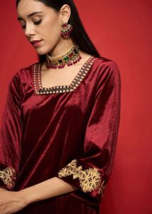 velvet cord set