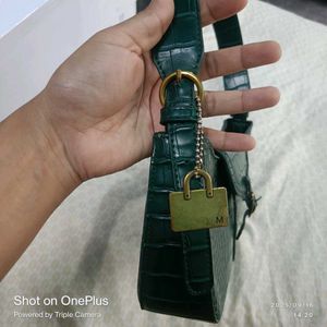 Green Crocodile Handbag