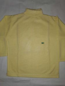 High Neck Cotton Tshirt 🛍 - Yellow