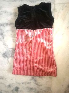 Pink Velvet &amp; Sequin Party Dress