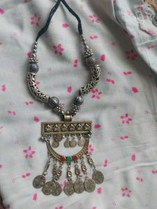 Oxidised Big Necklace