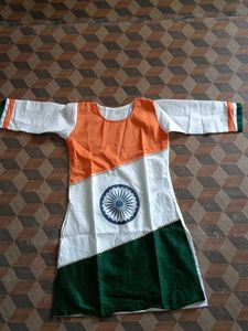 New Style Tiranga Printed Kurti