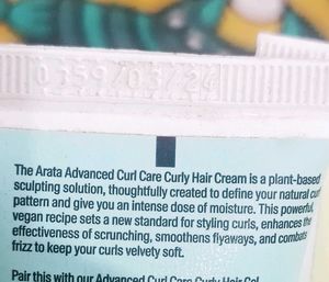 Arata Curly Hair Cream &amp; Gel Set