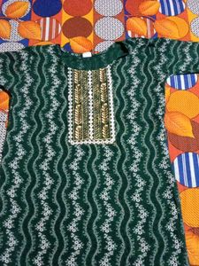 green kurti