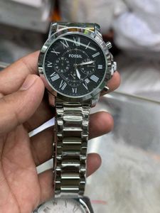 Fossil Watch Men Silver