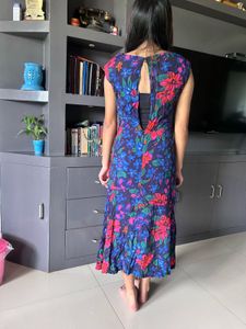 Mango Floral Midi Dress