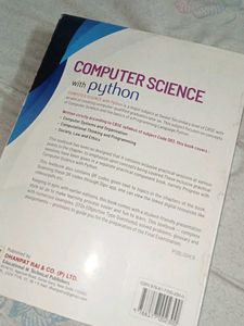 Computer Science with Python - Class XI Textbook