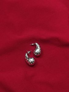 Silver Plated Kylie Jenner Tear Drop Earrings