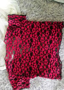 Red Lace Shrug