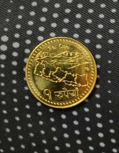 10 Peices - Nepal 1 Rupees Coins