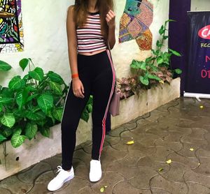 Zara Striped Halter Top