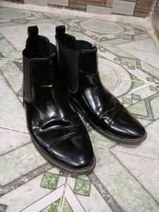 Black Leather Boots