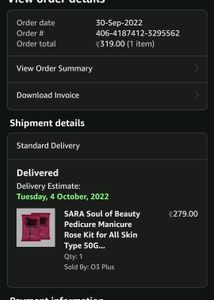sara manicure pedicure kit. pack of 2