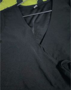 Black Tie-Front Crop Top