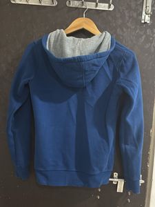 Blue Half-Zip Hoodie