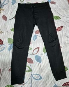 Black Slim Fit Track Pants