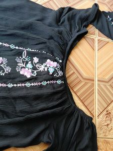 Floral Embroidered Dress
