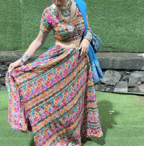 Colorful Lehenga Choli Set