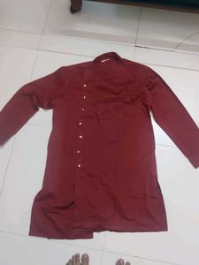 Maroon Kurta