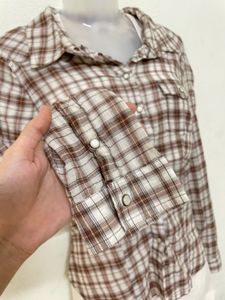 H&amp;M 90’s Vintage Check Shirt For Women