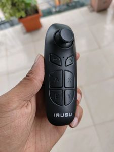 Irusu Monster VR with Remote Controller and Conductive Touch Button for VR Supported Smartphones(New Model) (Black)