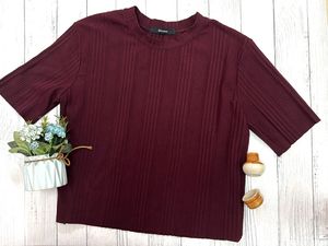 Maroon Casual Top