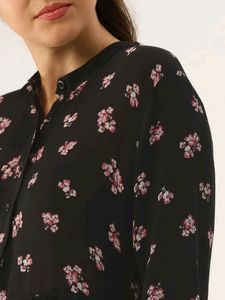 Black Floral Kurta | Price Drop