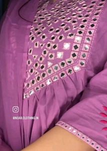 Totally new with tag Mirror Work Kurta Set