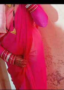 Pink Bridal Saree