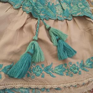 Embroidered Boho Shorts