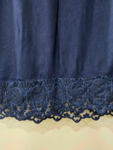 Blue Lace Top