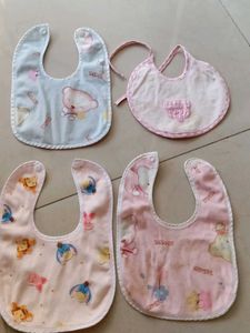 Waterproof Baby Bibs - Set of 4