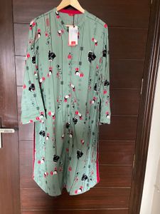 W Women’s Dusty Green Kurta (16)xxl