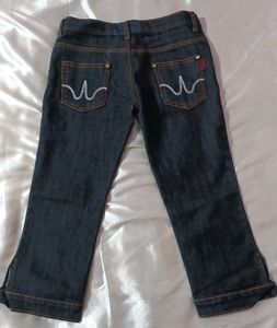 Denim Capri Pants