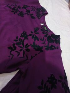 plusS Violet Designer Top