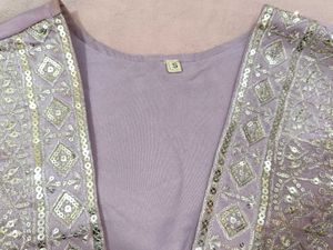 Elegant Embellished Lavender Lehenga Choli
